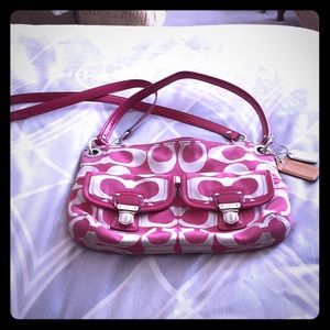 Pink Coach purse w/ all original features